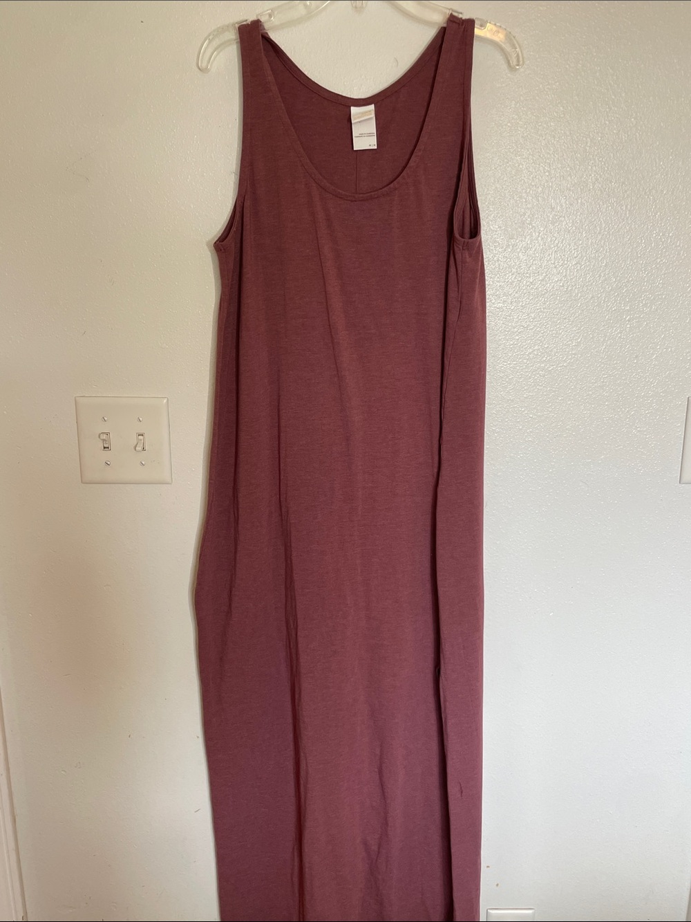 Lole Sleeveless Maxi Dress in Mauve Plum